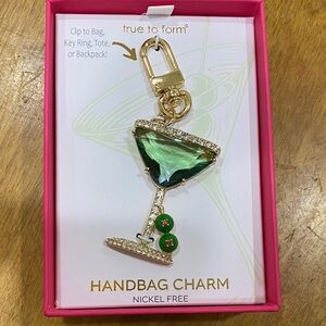 NWT.  True to Form, crystal/rhinestone, handbag charm.